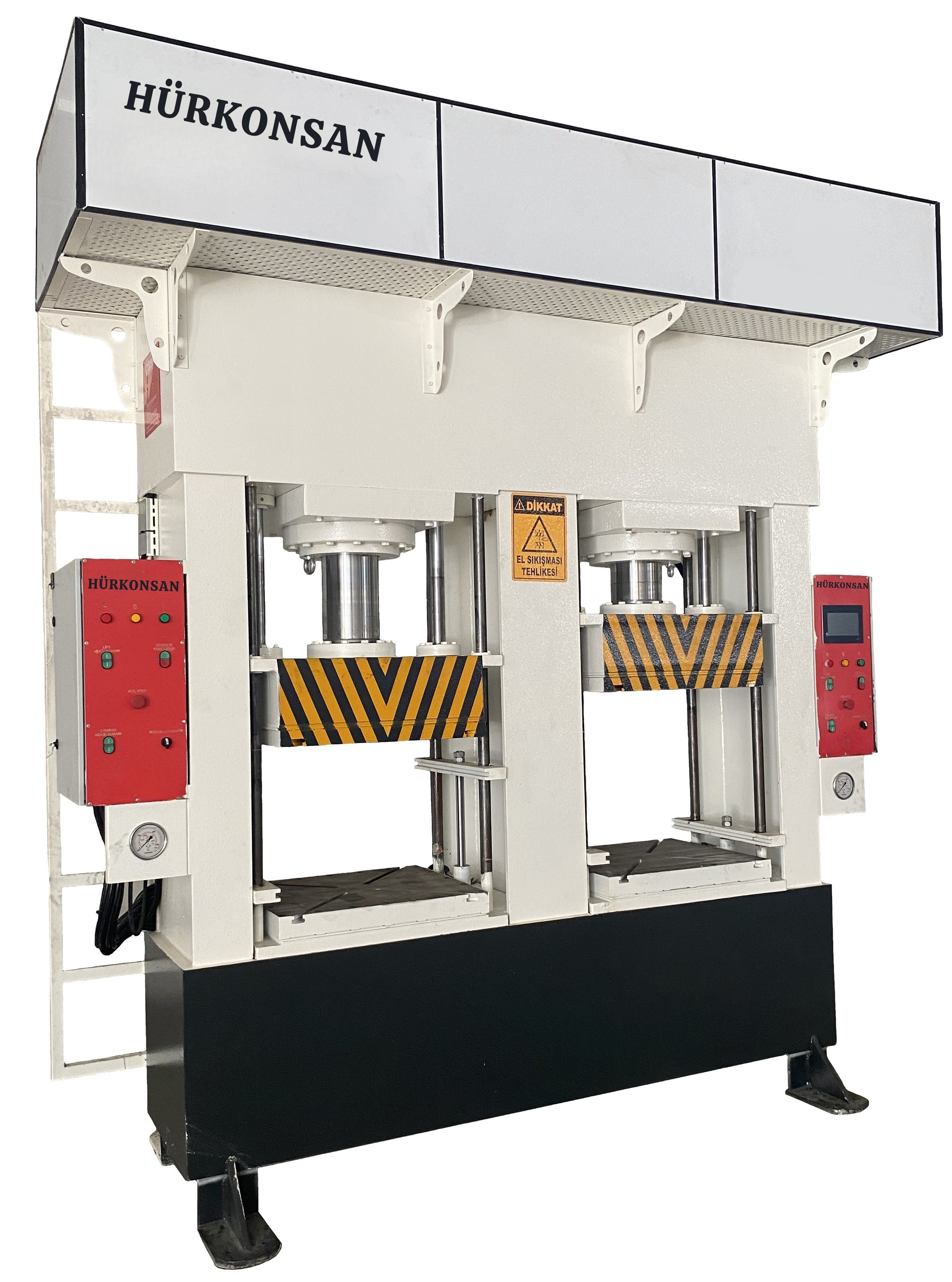 H Type Double Station Rubber Baking Press