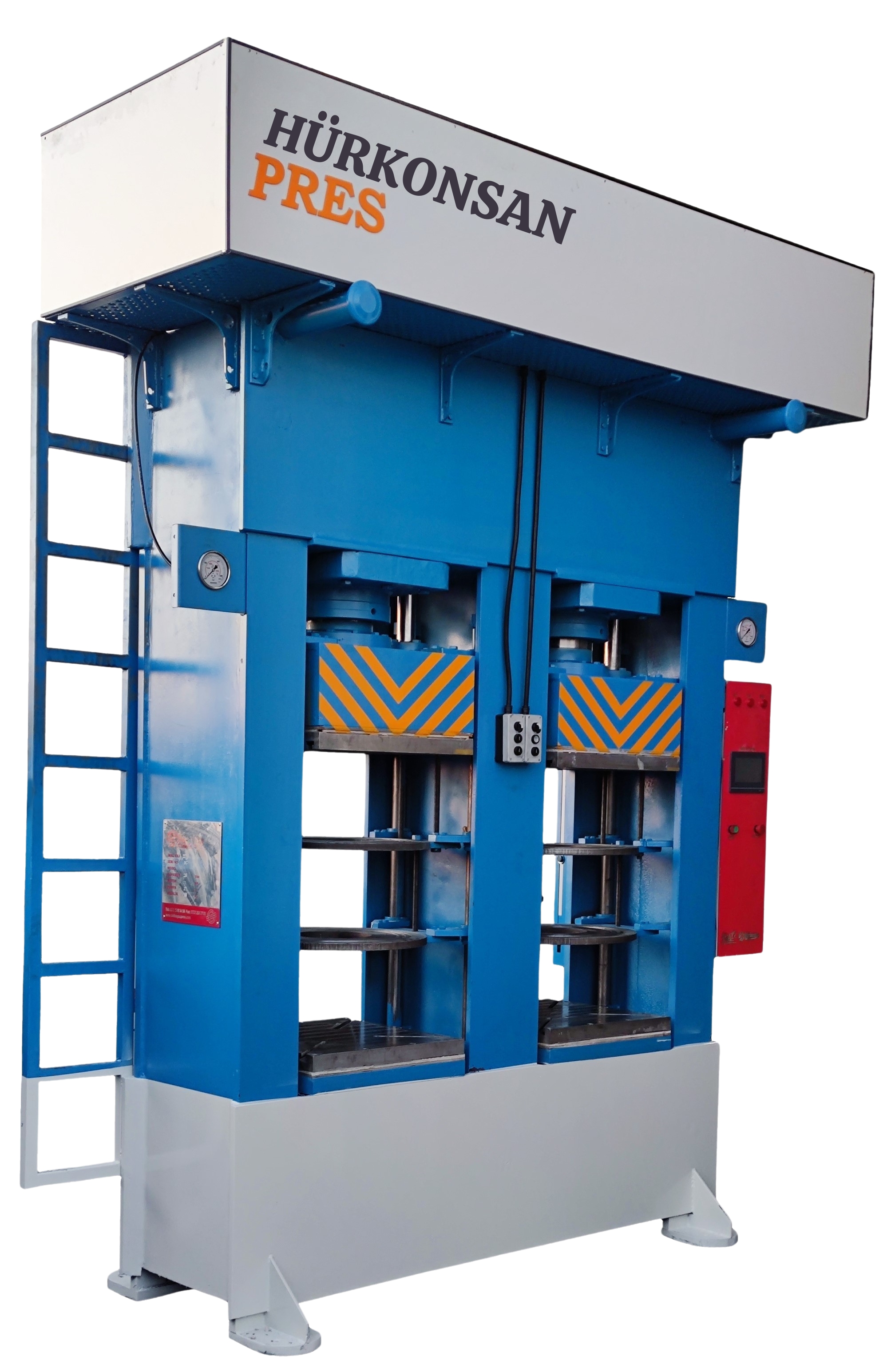 H Type Double Station Rubber Baking Press