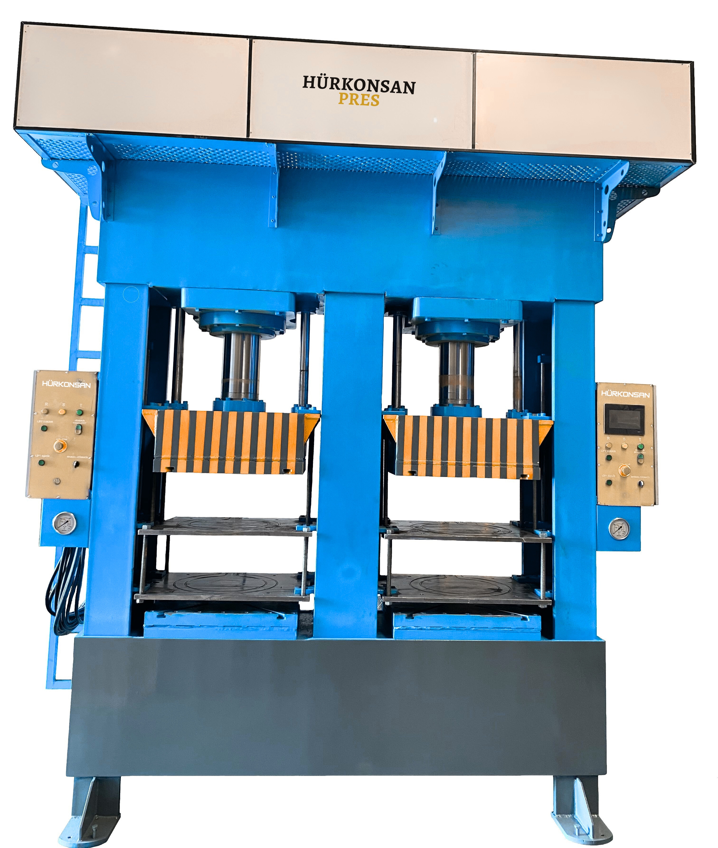 H Type Double Station Rubber Baking Press