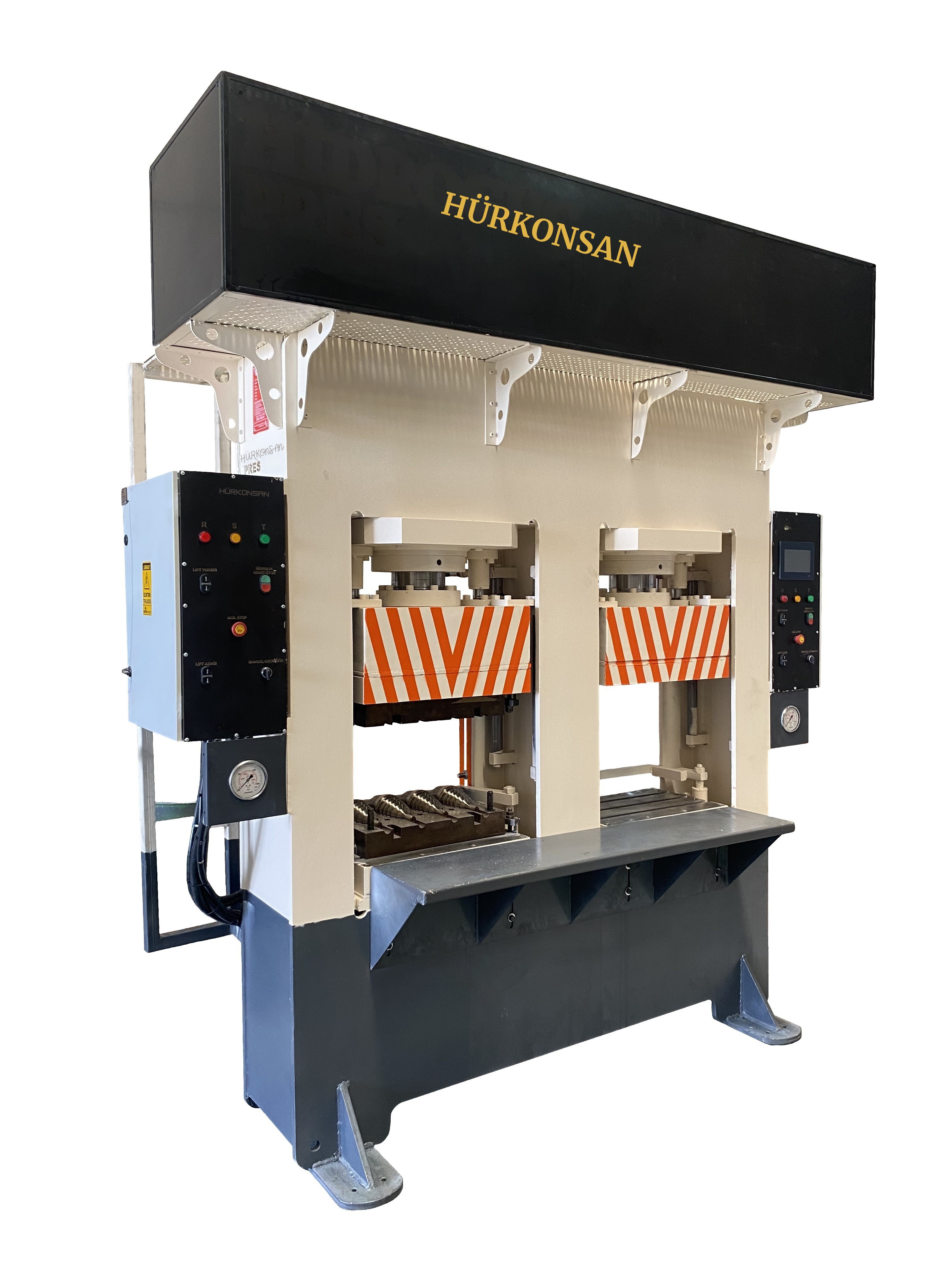 H Type Double Station Automatic Rubber Baking Press