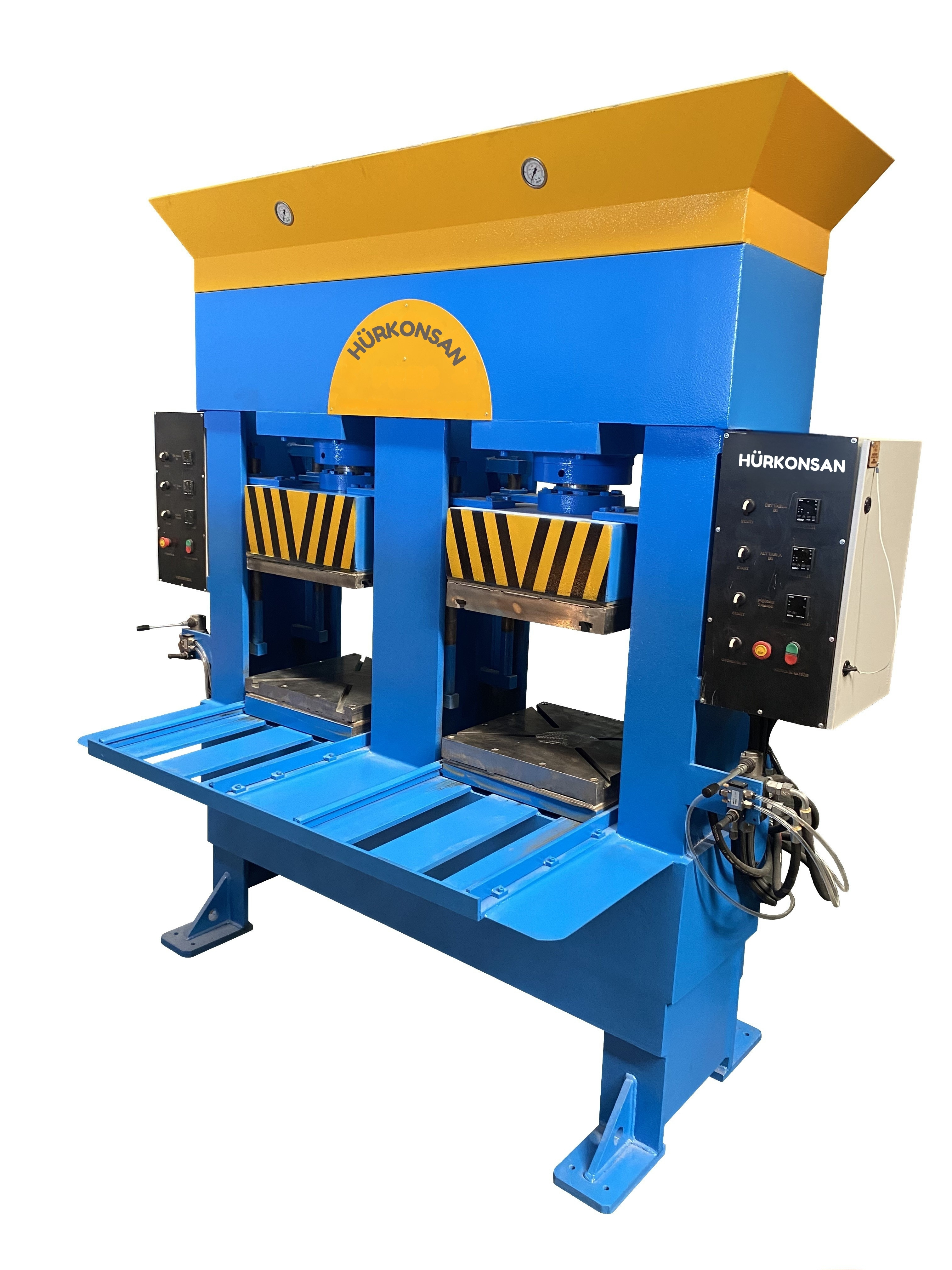 H Type Double Station Rubber Curing Press